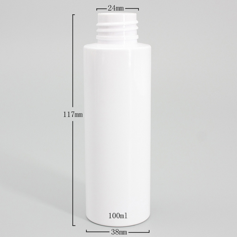 PET Plastic Flat Shoulder 100ml Cosmetic Spray Bottles