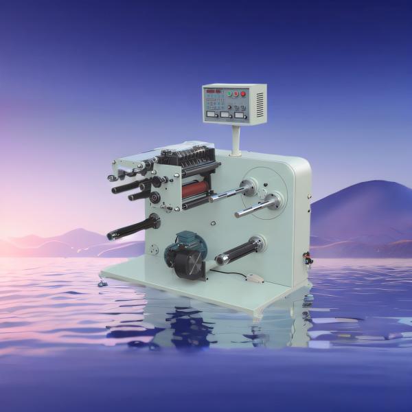 120m/Min Label Slitter Rewinder Narrow Paper Slitting Machine Min.Slitting Width 16mm turret rewind 1/1.5/40mm air shaft