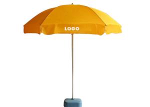 Wholesale Retractable Rod Windproof Beach Umbrella , Promotional Beach Umbrellas Two Layers from china suppliers