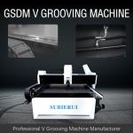 1225 High Speed V Grooving Machine For Sheet Metal Furniture Door Industry