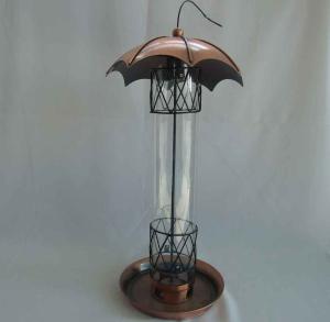 Wholesale Anodizing SGS Metal Tube Bird Feeder / Glass And Metal Hummingbird Feeder from china suppliers
