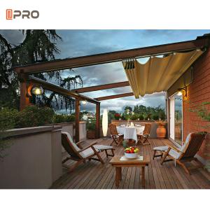 Wholesale T5 Automatic Modern Aluminium Pergola Caravan Metal Gazebo Roof 3x6m from china suppliers