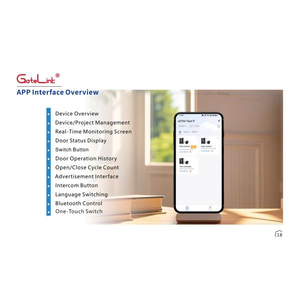 Cloud Supported WiFi Gate Access Controller Encrypted Wireless Connection Centralized Backend Management Multi-User Authorization for Residential &