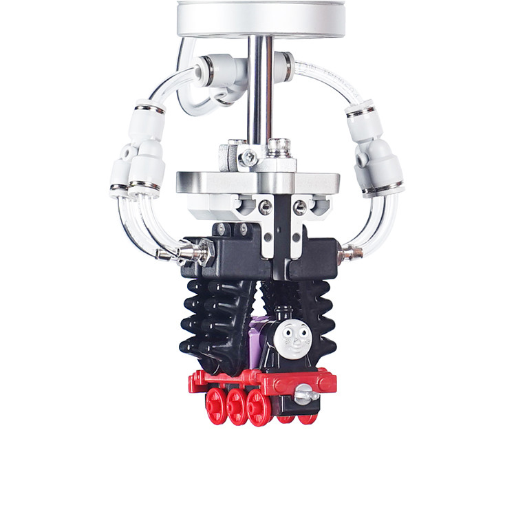 3 Fingers Pneumatic Manipulator Robotic Arm Gripper 300g Load CE Certification