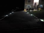 Driveway Wireless Solar Dock Light Round Led Outdoor Marker For Walkway 110*22.5