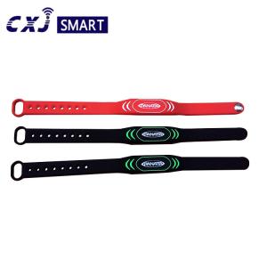 Wholesale GYM RFID NFC Bracelet , NFC Silicone Wristbands Waterproof from china suppliers