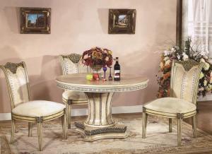 Wholesale White Home Luxury Wood Dining Room Sets Wooden Dining Table Set 6 Chairs from china suppliers