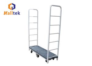 Wholesale Heavy Duty U Boat Platform Cart With Diamond Tread Deck, 6 Wheels Detachable Container from china suppliers