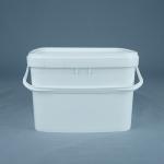 3kg Ice Cream Packaging Square Plastic Bucket Food Grade