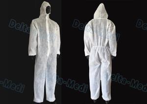 Wholesale Liquid Proof Disposable Protective Coveralls 100% Non Woven For Food Industry / Lab from china suppliers