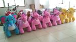 Hansel outdoor park equipment ride on moving dog toy animal kids shopping mall