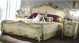 Wholesale Furniture for bedroom modern royal luxury master wooden bed LS-A104A from china suppliers