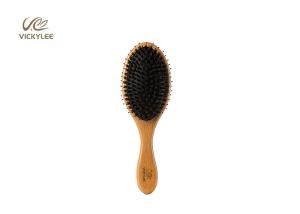 Wholesale Healthy Bristle Black 23.8CM Wooden Handle Hair Brush from china suppliers