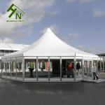 Multi Sided Outdoor Hexagon Shaped Tent Heavy Duty Aluminum Structure