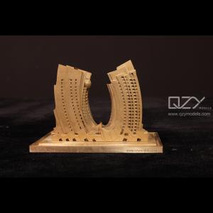 Wholesale Abstract Architectural 1:1000 Scale Model CNC Brass Dubai Pagani from china suppliers