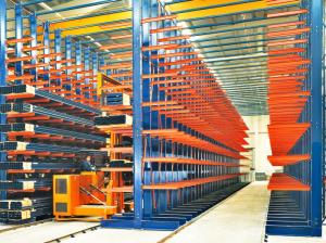 Wholesale Adjustable Cantilever Lumber Racks , Metal Racking System For Long / Bulky Materials from china suppliers