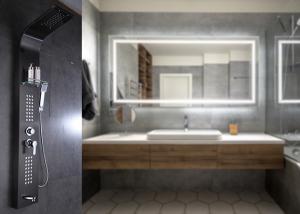 Wholesale ROVATE Stainless Steel Shower Panel Sanitary Ware 1500mm*200mm Customized from china suppliers
