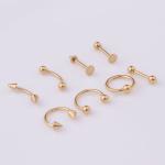 16G 316L Surgical Stainless Steel Body Jewelry Helix Piercing Septum Nose Lip