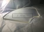 Fan Shaped Sector Sapphire Lens Optical Window Glass 6.25mm Thickness 9.0