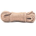 Customized Dia 38 mm 3 Strand Natural Brown Jute Ship Boat Rope for Within 0