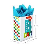 Craft Happy Birthday Gift Bag With Customized Logo For Birthday Shopping Tote