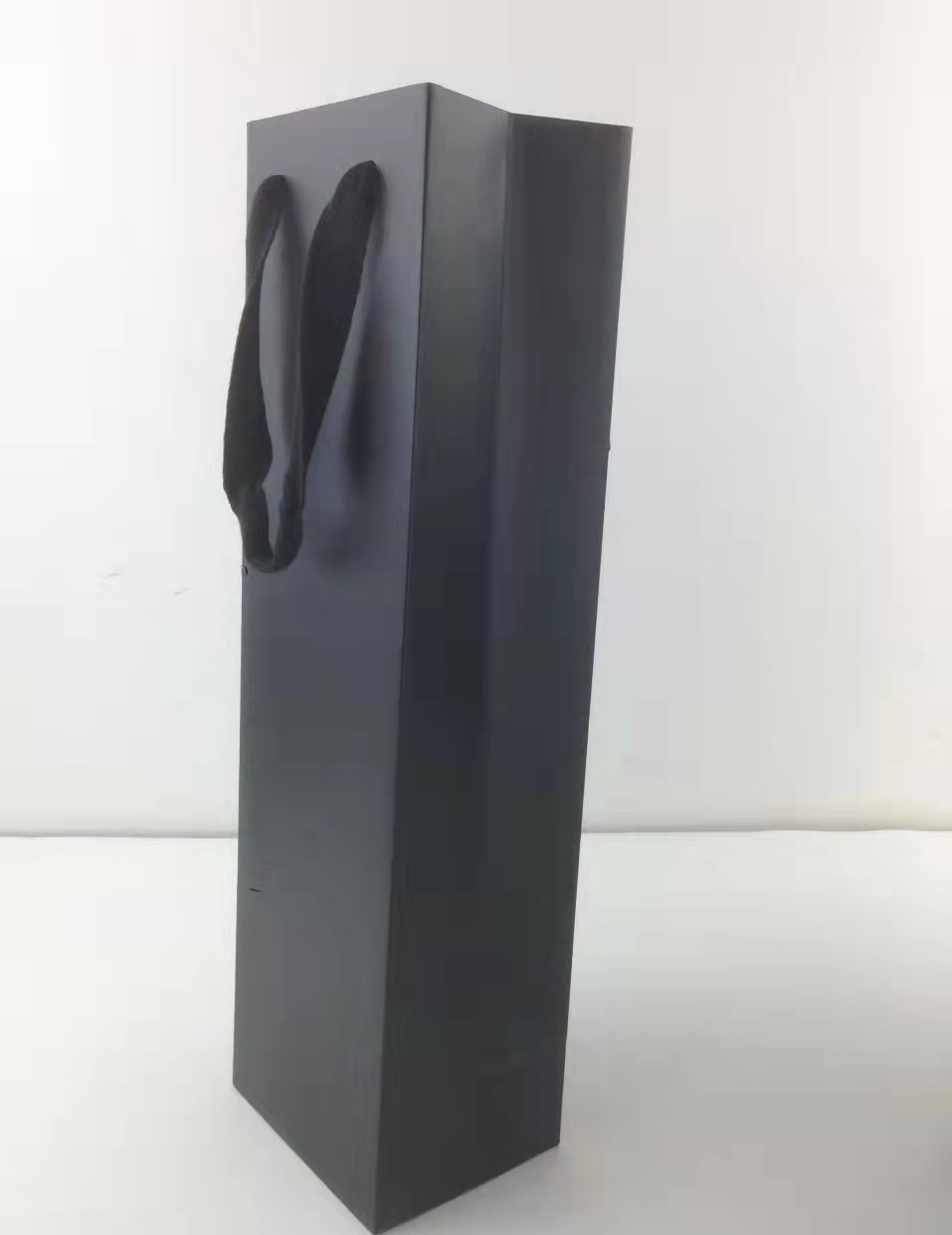 170gsm Heavy Duty Cardboard Wine Totes Matt Lamination Single Wine Bottle Bag