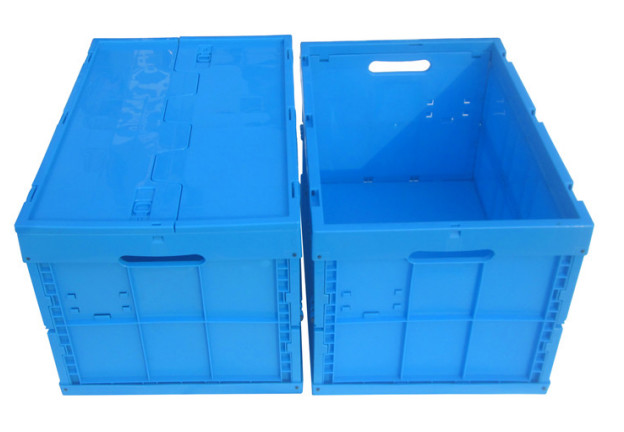 High Durability Collapsible Plastic Storage Bins For Transportation