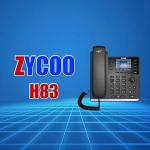 320x240 Screen CooFone H83 VoIP Desk Phone Wall mount Poe VoIP Phone