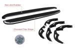OEM Type Side Step Bars For ACURA MDX 2014 2015 , Non-skid Rubber And Chrome