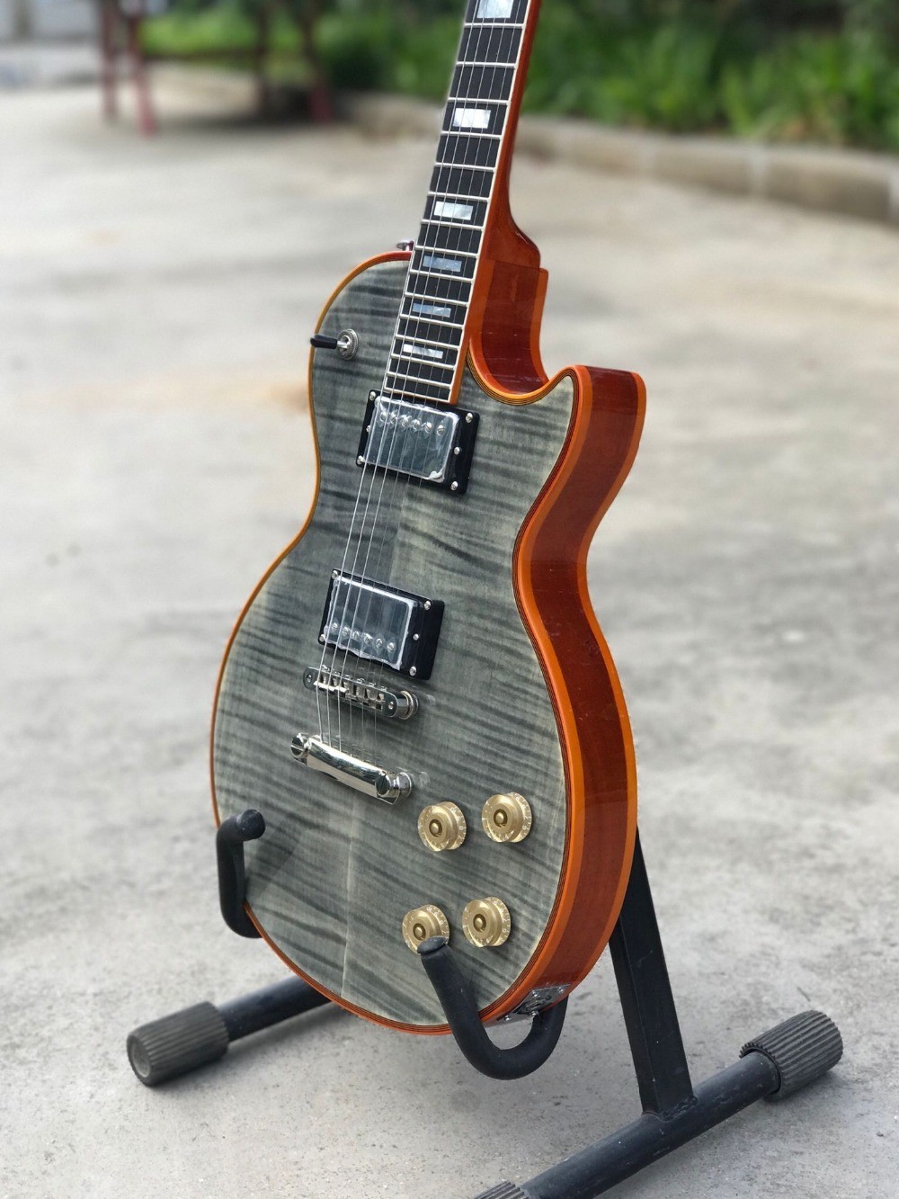Standard Custom LP 60 Electric guitar, LP tiger flame paul guitar