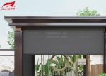 Window Outdoor Roller Blinds Waterproof Patio Roll Up Shade Zip Track Screen