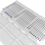 Translucent ESD Stainless Steel Rod Pointed Head Gel Sticky Swab Silicone