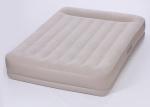 Grey Color Anti Decubitus Air Mattress , Flocking Material High Raised Air Bed