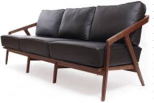 Wholesale America style wooden frame home upholstered 3 seater sofa furniture from china suppliers