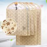 Foldable Non Woven Garment Storage Bag Zipper Top Plastic Dry Cleaning Bags