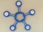 Personalized Dark Blue TIENAM Silicone Rubber Nurse Watch Fob Watch White Face
