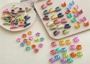 Wholesale Resin Summer baby girls flower Morandi girls hair square shark clip accessories Ins back head clip fascinator from china suppliers
