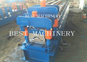 Wholesale Classic Galvanized Aluminum Steel Metal Roof Ridge Cap Tile Roll Forming Machine 14 station from china suppliers