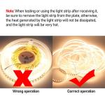 8mm 240leds 6500K White Flexible Die-Cutting Board SMD2835 LED Strip Light
