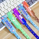 Custom Promotional Gift Item Wristbands Logo Vinyl PVC One Layer Waterproof