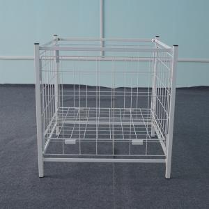 Wholesale Big Goods Retail Display Baskets Advertising Wire Basket 4 Castors from china suppliers