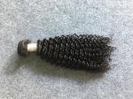 Grade 8A Virgin Peruvian Human Hair Weave / Kinky Curly Hair Extensions
