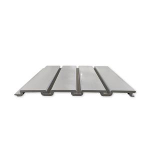 Wholesale US Standard Pvc Slatwall Panels 12inch Width Grey White For Interior Fire Rated from china suppliers