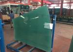 Flat / Curved Decorative Toughened Tempered Glass for Building , Furniture ,