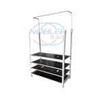 Foldable Spray Plastic Plywood Flower Display Rack Height Adjusted