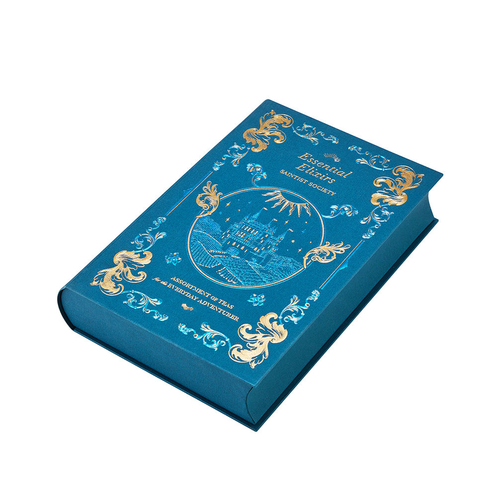 Recycled Rigid Magnetic Closure Storage Box Hollow Faux Fake Book Shaped
