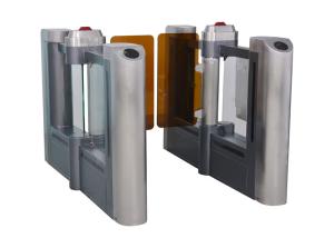 Wholesale IP32 Pedestrian Swing Barrier Gate Electro Mechanical Brush 24VDC from china suppliers
