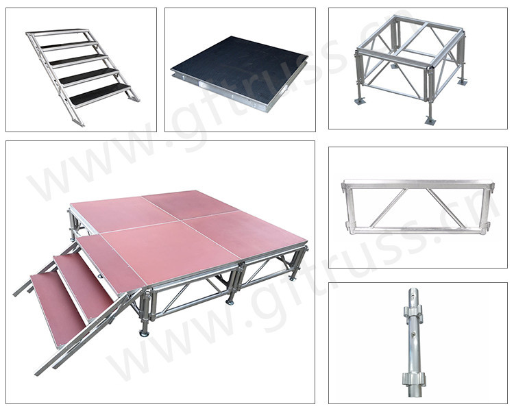 Plexiglass Portable Aluminium Stage Platform 1.22*1.22M