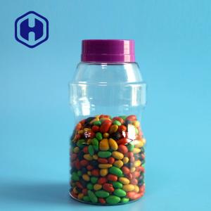 Wholesale 300ml Leak Proof Plastic Jar For Chocolate Beans Seeds Small Mouth PET Candy Jars With Screw Lid from china suppliers
