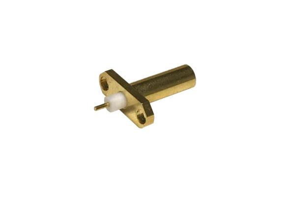 2 Holes Flange Mount Connector MCX Female Straight Outdoor Coaxial Cable